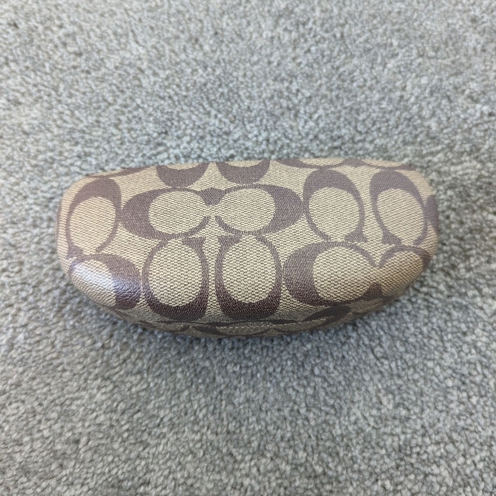 Coach Monogram Cs Hard Glasses Case